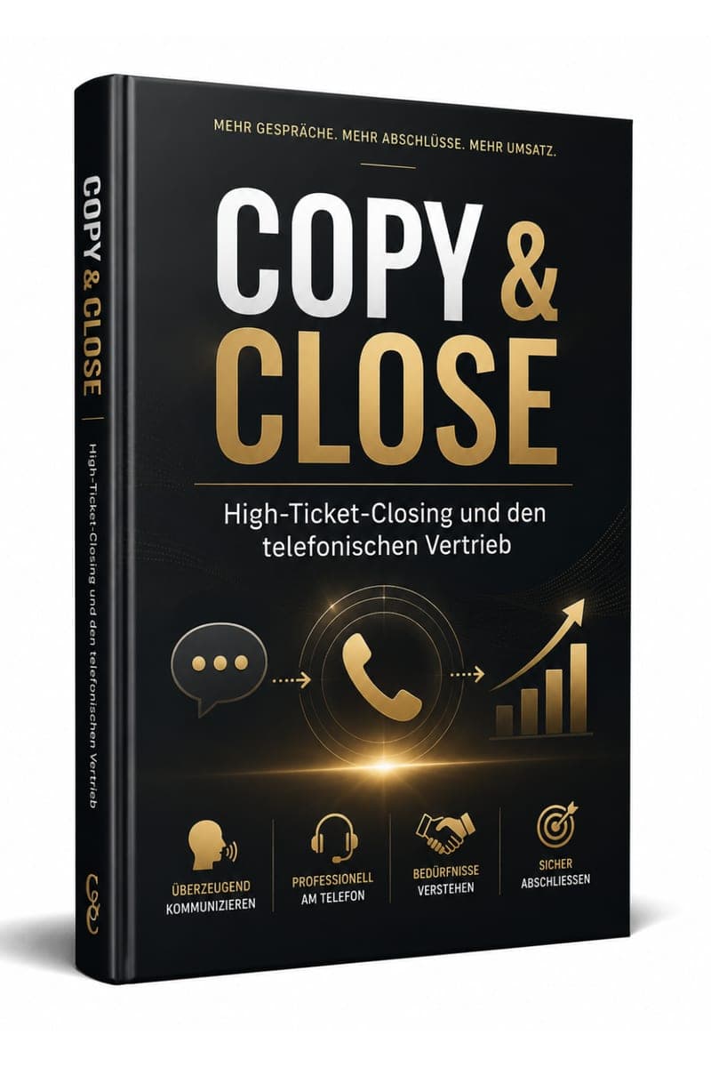 Copy & Close Test: Absagen aushalten — woran der Einstieg als Closer am häufigsten scheitert